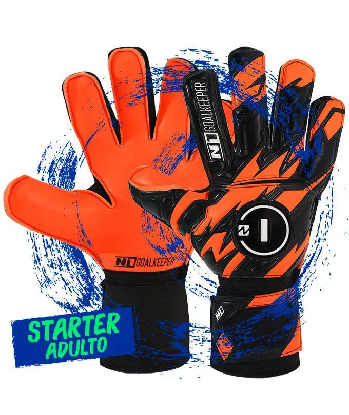 Luva de Goleiro Iniciante N1 Starter Adulto