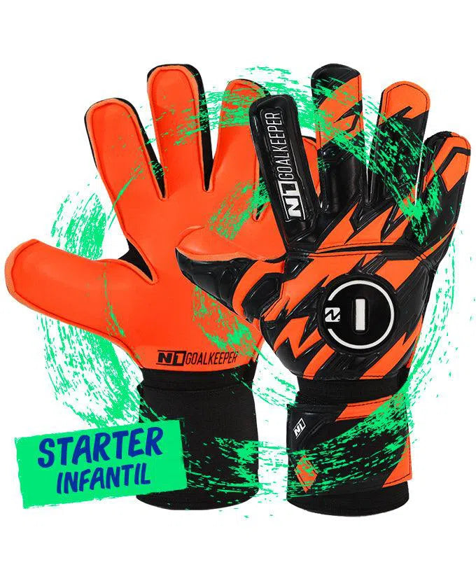 Luva de Goleiro Iniciante N1 Starter Infantil